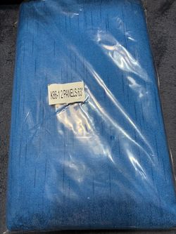 Blue Curtains 63” x 37”