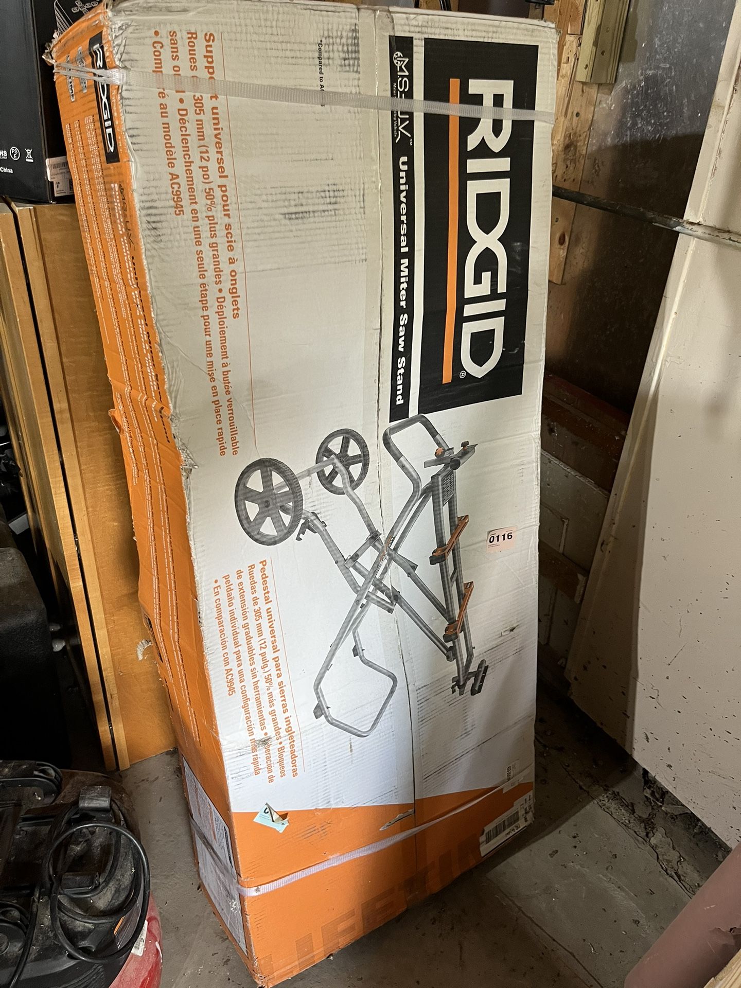 RIDGID Universal Miter Saw Stand – $75 (New in Box)