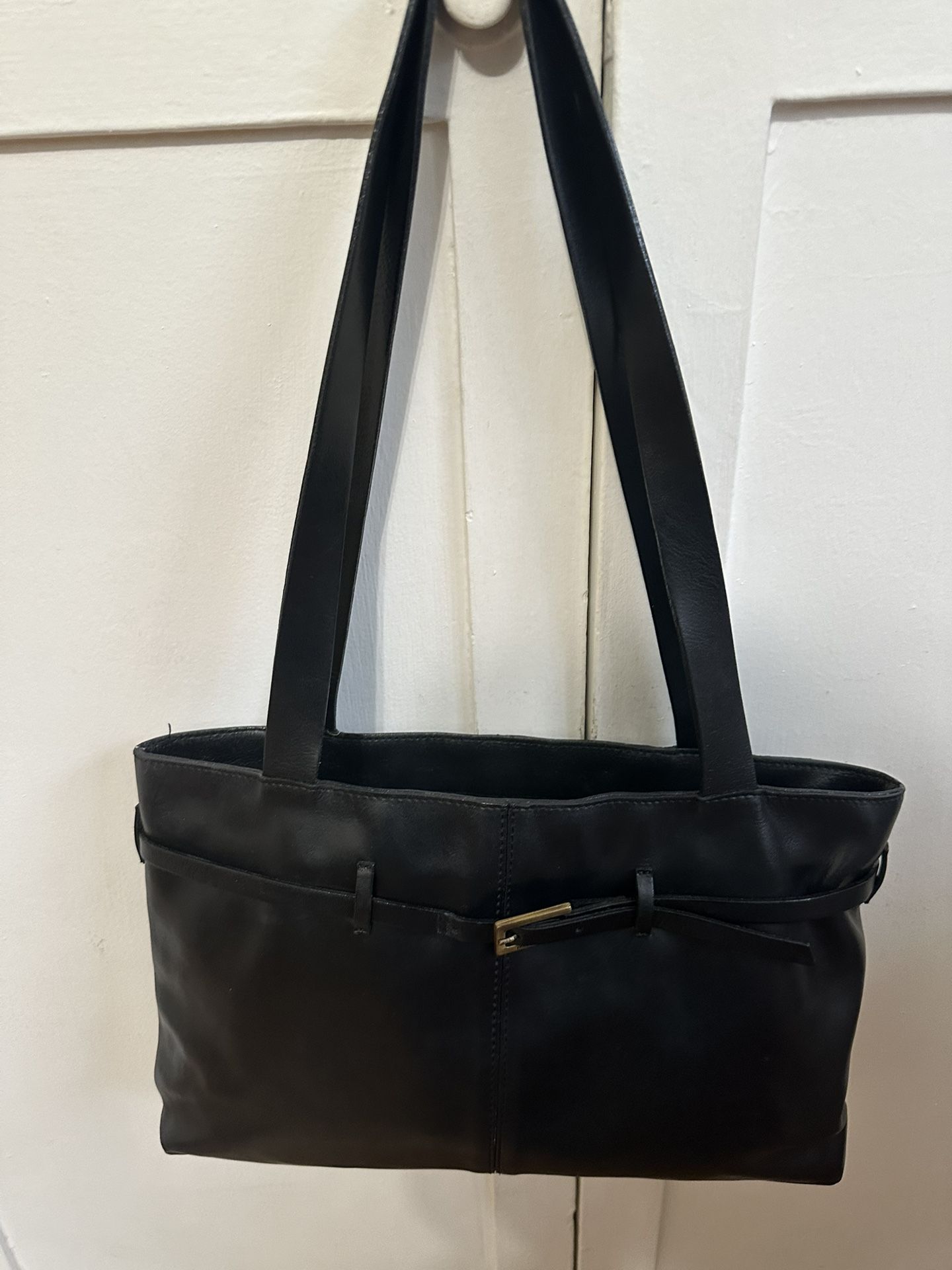 France Scobiasia Leather Shoulder Bag