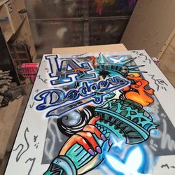 Dodgers Painting