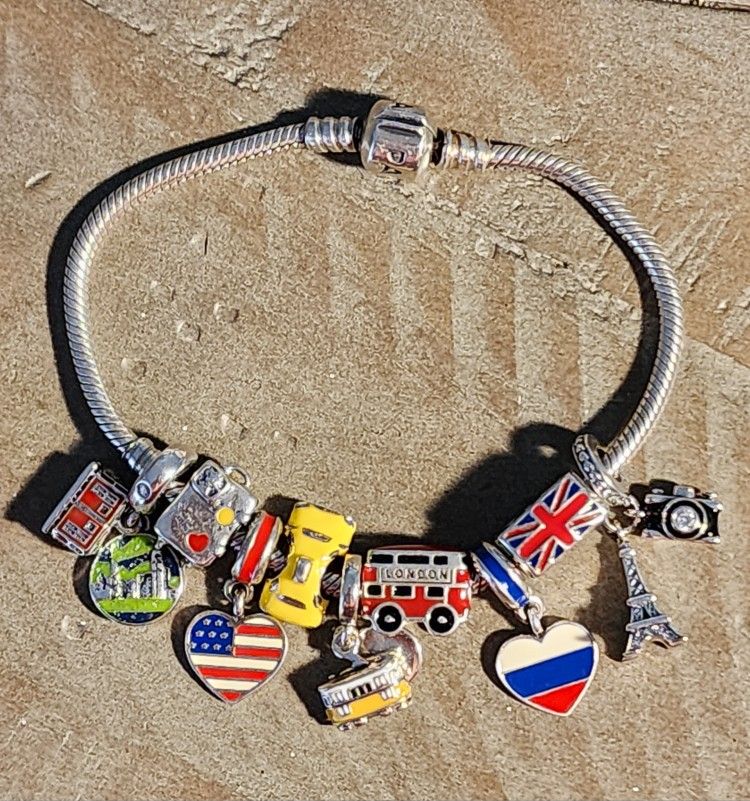 Authentic Pandora Bracelet , Sterling Silver 925 ALE