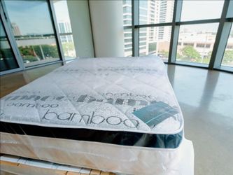 $199 Queen pillow top mattress only brand new free delivery same day