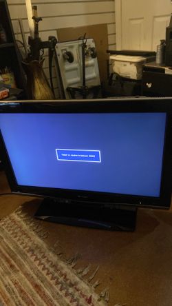 Sharp Aquos liquid crystal flat screen TV