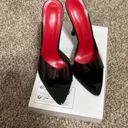 Red And Black Women’s Heels 