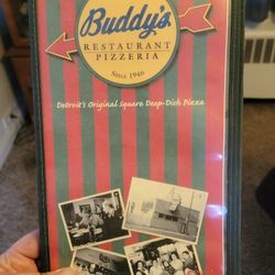 Vintage Buddy's Pizzeria Menu