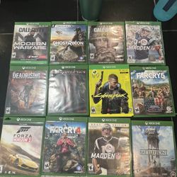 Xbox One Game Lot 
