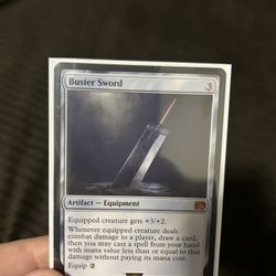 Final Fantasy Magic The gathering Buster Sword