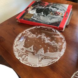 Mika said Crystal Santa’s Flight Serving Tray
