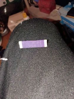 Vintage purple heart ribbon bar