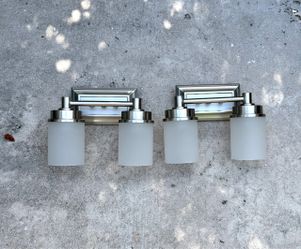 2 sets bathroom vanity double lights