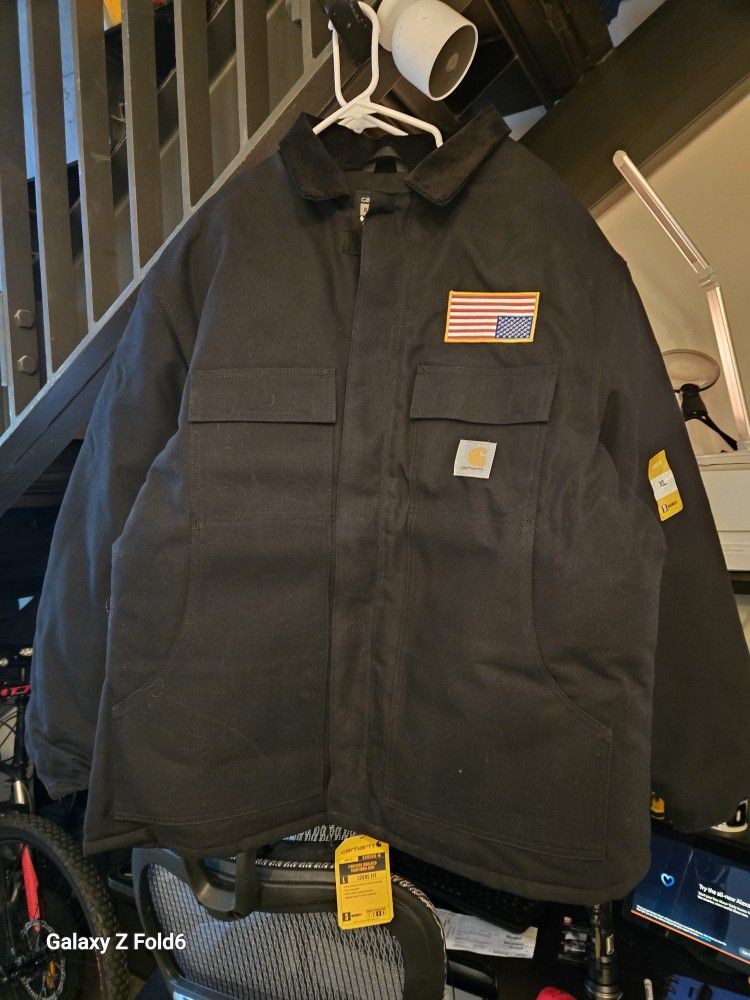 CARHART DUCKLINED WINTER JACKET.