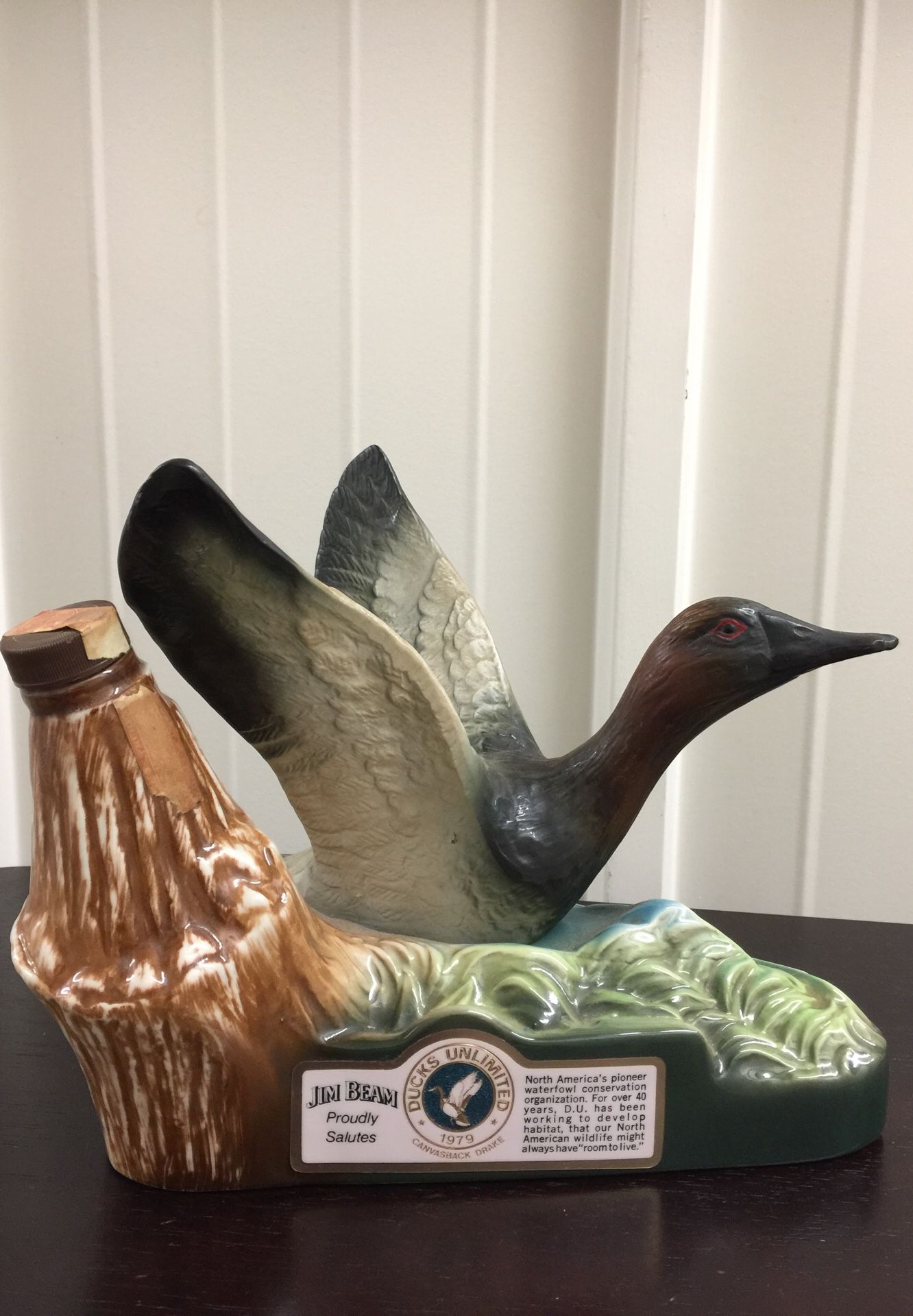 Jim Beam Goose Decanter 1979 Ducks Unlimited