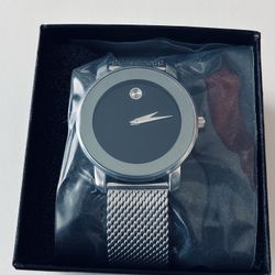 Bran New  Watch With Steel Bangle Mesh Strap