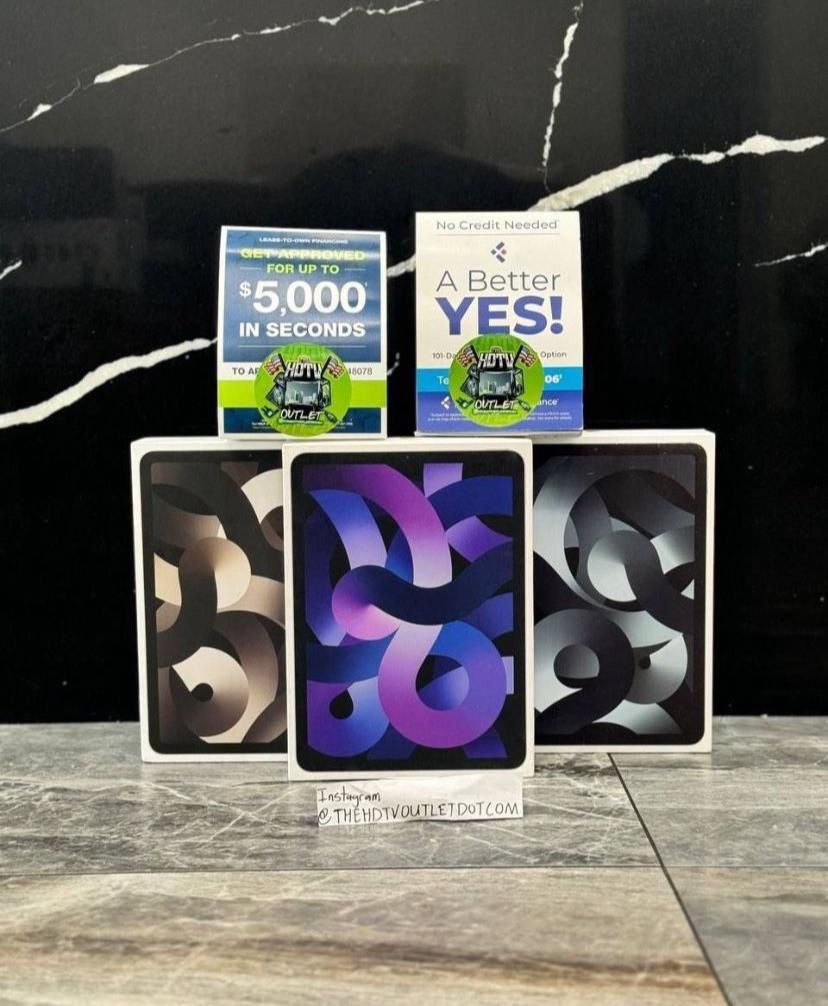 4906404 Apple 10.9” iPad Air 5th Gen M1 chip WiFi 64gb