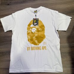 A Bathing Ape Color Camo Big Ape Head Tee - 100% Authentic