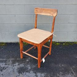 Wooden Chair With Cushion