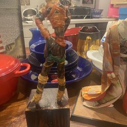 One Of A Kind Signed Indian Kachina Doll