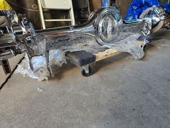 Chrome engraved impala rear end