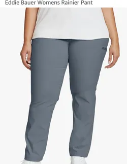Eddie Bauer Rainier Straight Pants Women’s 24W Graphite NWT