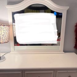 Dresser and mirror