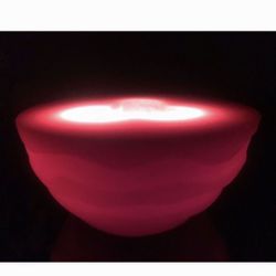 Large 3 Wicks Pink Unscented Candle