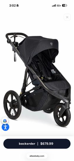 BOB Wayfinder Jogging Stroller - Nightfall