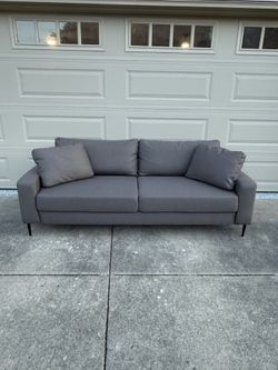 Modern Gray-Brown Sofa | Clean | Contemporary Design