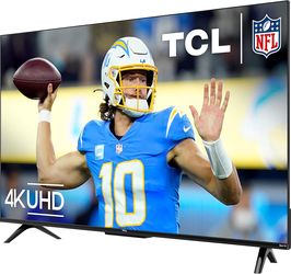 TCL S4 43-Inch 4K LED TV, Roku TV, Dolby Vision, Dolby Atmos, Voice Assistant Compatible   43S450R