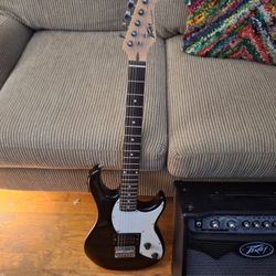Peavy  guitar and amp