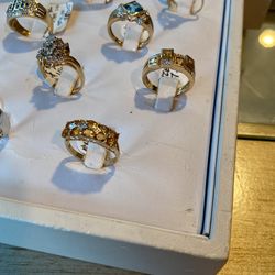 Citrine Gold Rings