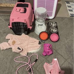 Pink Dog Cage Brand New