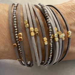 Multi Layer Leather Boho Bracelet