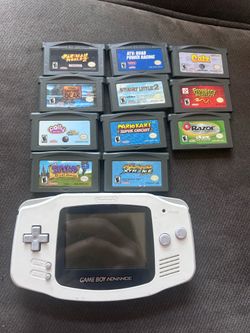 Nintendo Game Boy Advance with 11 Games
