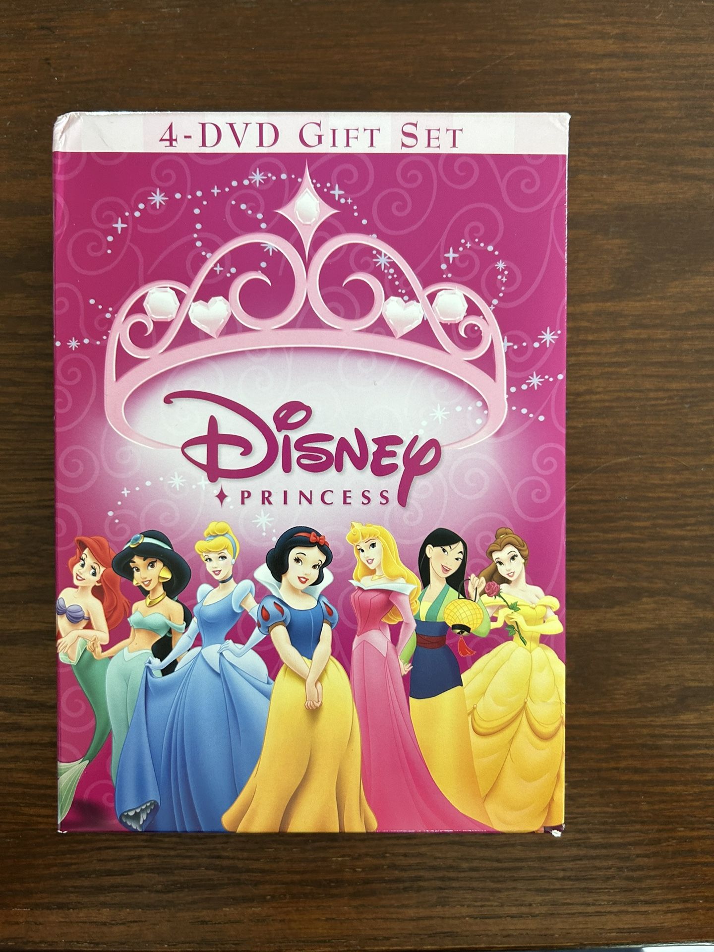 Disney Princess 4-DVD Gift Set: Only Includes 3 DVD’s