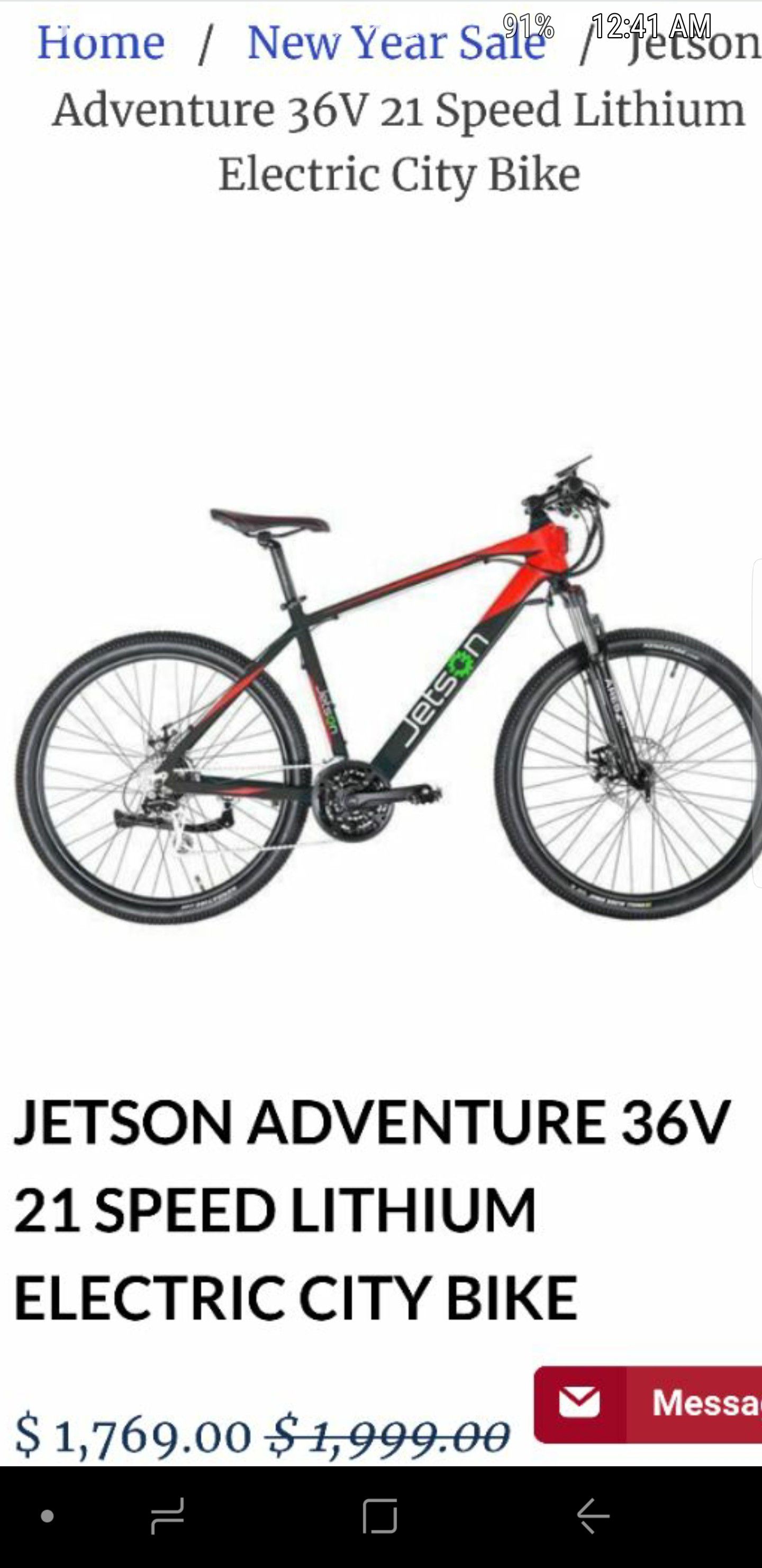 Jetson Electric Bycicle