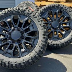 2026 22" Rims Wheels 8x180 GMC Sierra HD Chevy Silverado