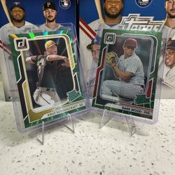 2026 Panini Donruss Rated Prospects Kruz Schoolcraft Green Foil 019/199 Padres