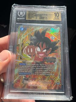 BGS 10 Pristine Son Goku Childhood Alt Art SR
