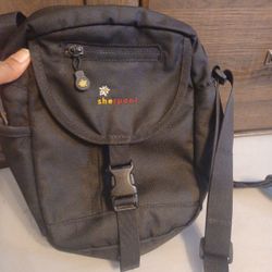 Sherpani Black Nylon Pica Small Crissbody Purse Bag