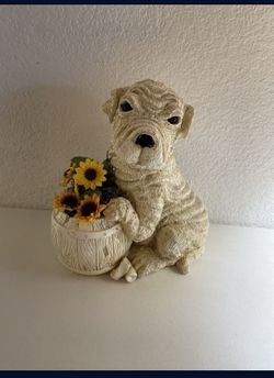 Adorable Dog Planter