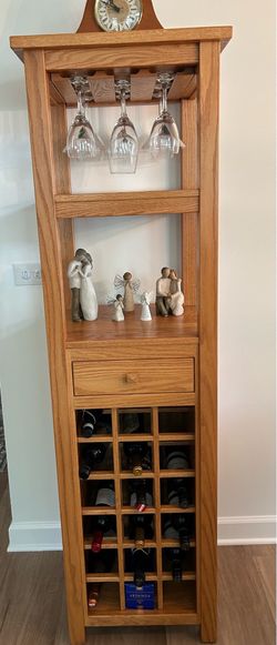 Wine Cabinet Tower Amish Made - Moving Sale