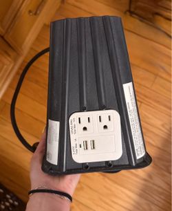 Bed Risers with Built-In Power Outlets & USB Charging Ports
