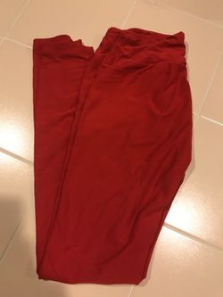 Lularoe Leggings OS Red