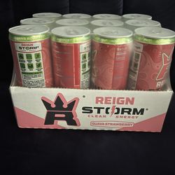 12 Pack Reign Storm Guava strawberry 