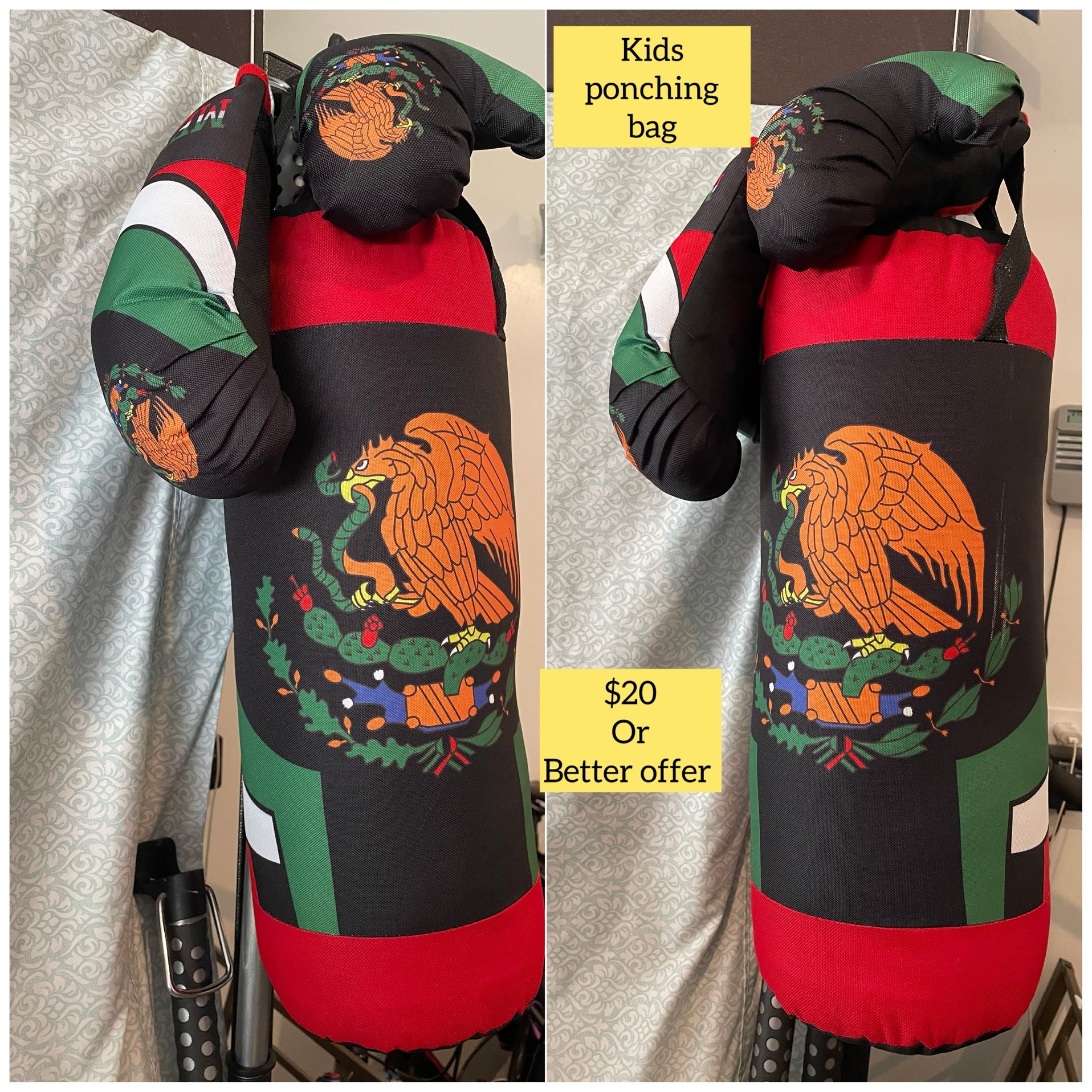 Saco De Boxeo Con Guantes/ De Kids / Niños