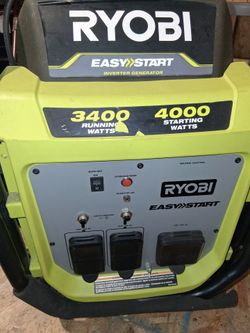 RYOBI EASY START INVERTER 3400/4000