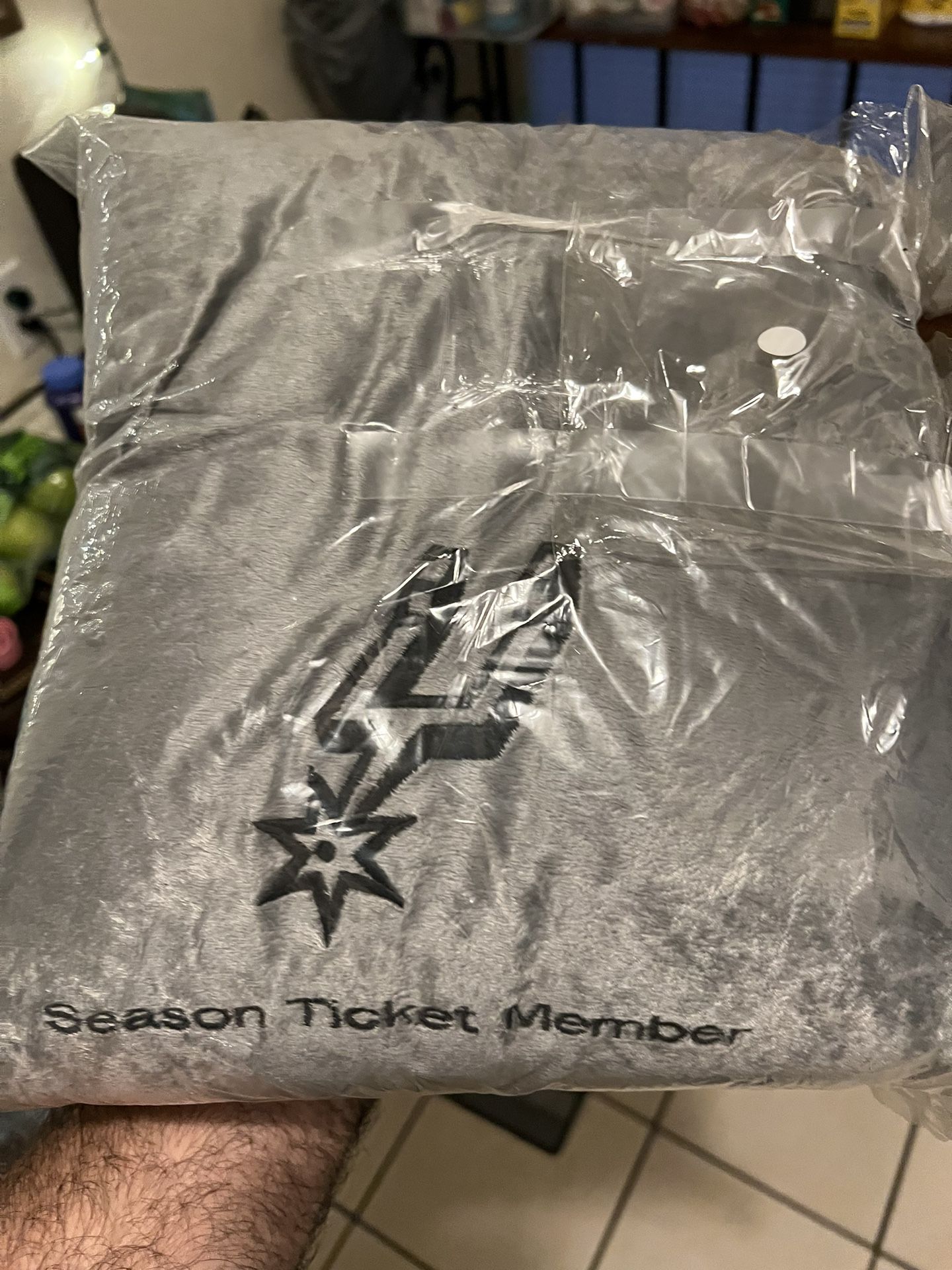 Spurs Season Ticket Blanket. Unopened 