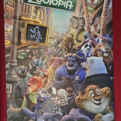 Zootopia 27x40 Double Sided Movie Poster Disney New