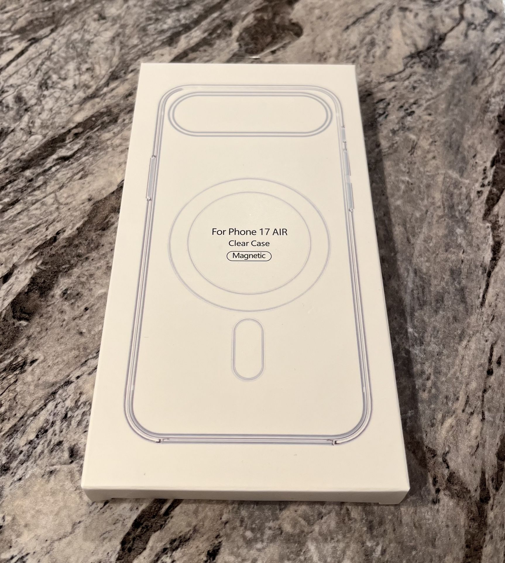 New iPhone 17 Air Clear Silicone Magnetic Case iPhone Air