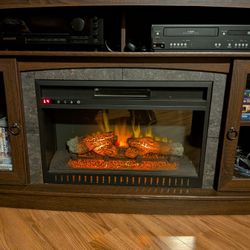 Tv Stand With Electric Fireplace 